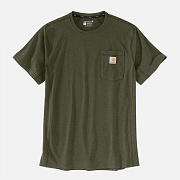 (104616) 포스 포켓 반팔티 (G73) BASIL HEATHER